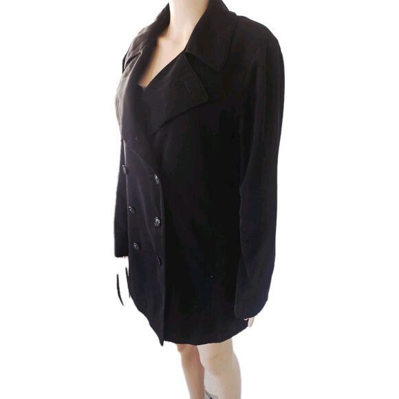 The Towne By London Fog Women's Vintage Trench CoatCoat Size Medium - Picture 2 of 9